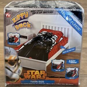Star Wars Zippy Sack Twin Size Sheet/Blanket Darth Vader and Stormtroopers NEW